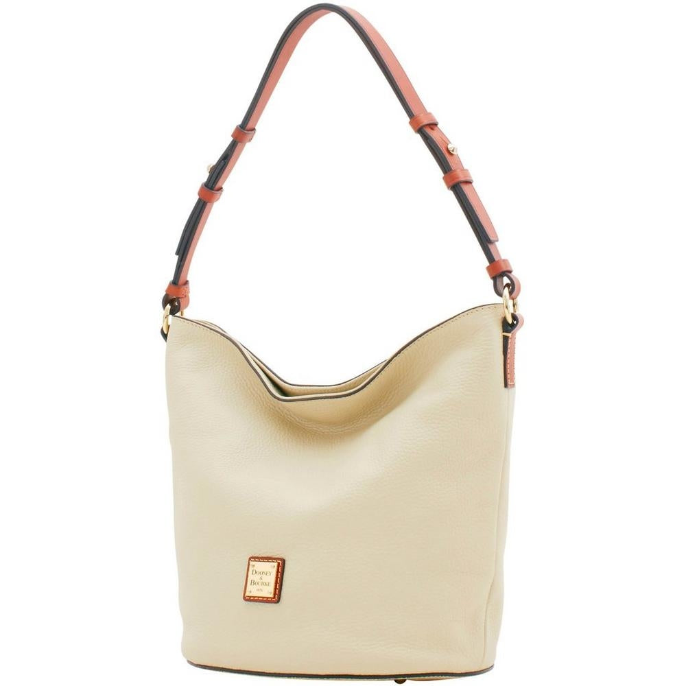 Dooney Bourke Pebble Grain Thea Feed Bag Bone Zebit Preview