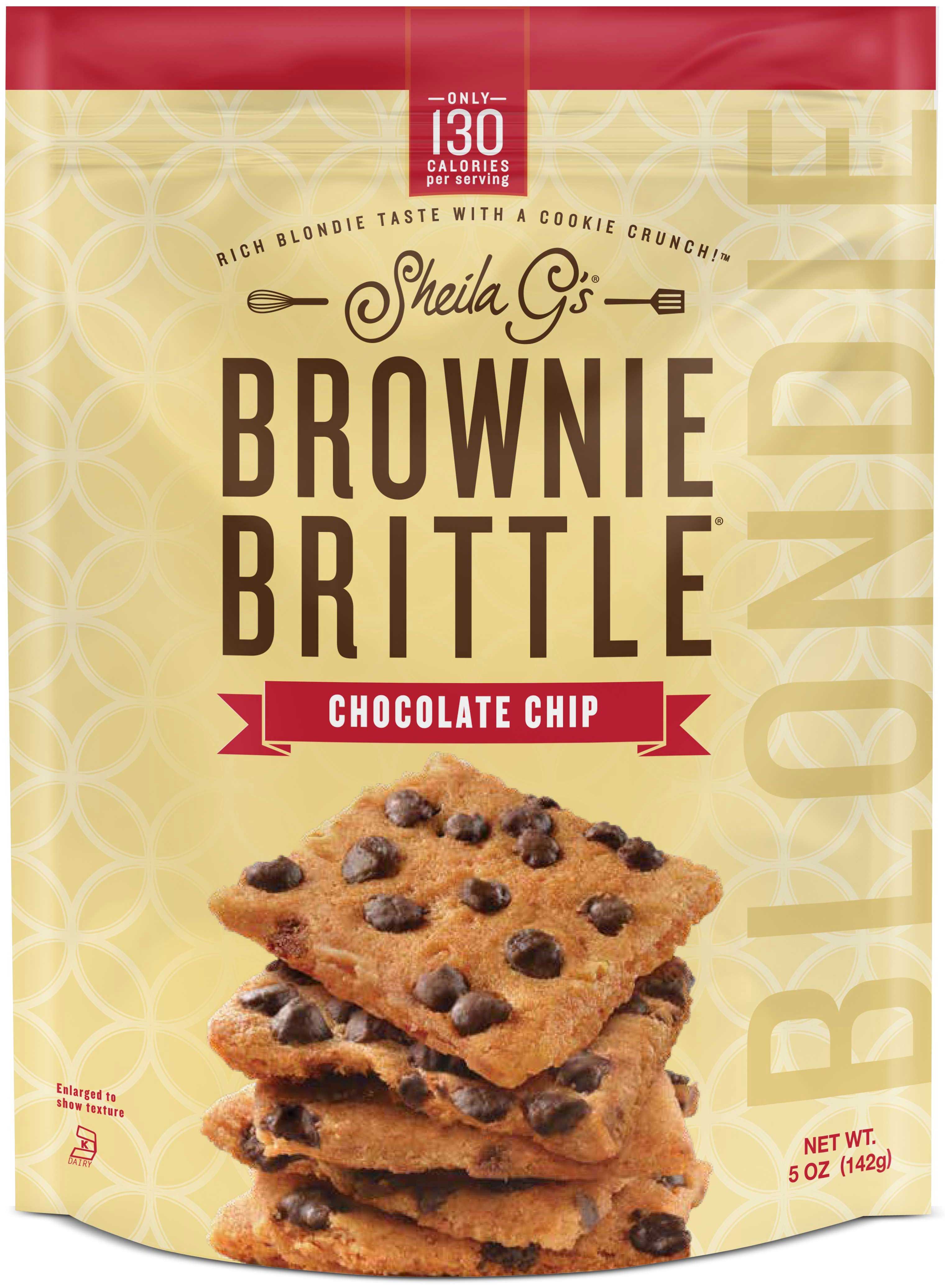 Sheila G's Chocolate Chip Brownie Brittle Blondie/12 Per Case. – Zebit ...