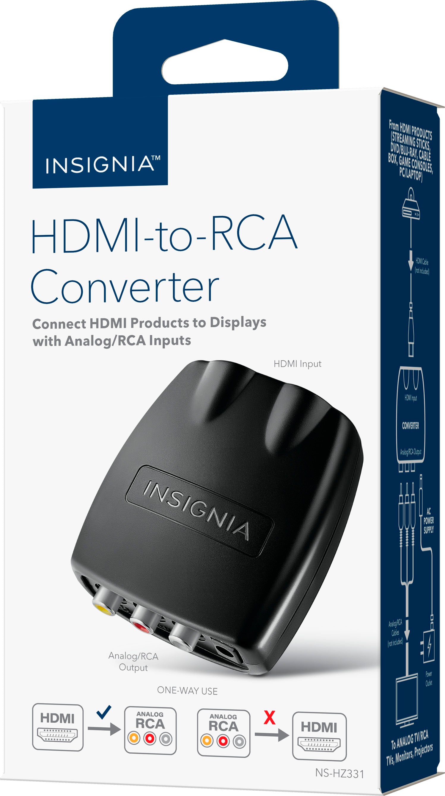 Hdmi Output Hdmi To Rca Converter Amazon Insignia™ HDMI To RCA