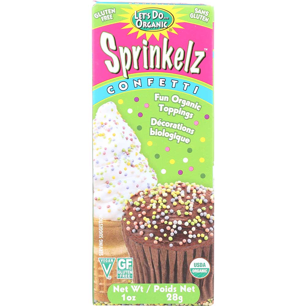 Let's Do Organic Organic Confetti Sprinkelz, 1 Ounce/12 per case ...