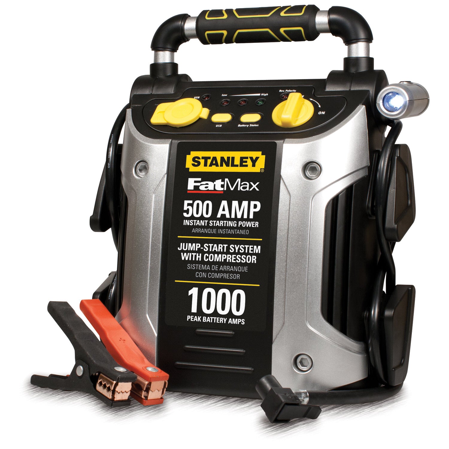 Stanley 500 Amp Jump Starter with Compressor – Zebit Preview