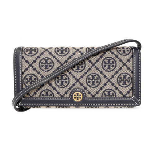Tory Burch - T Monogram Wallet Crossbody - Tory Navy – Zebit Tory Burch - T Monogram Wallet Crossbody - Tory Navy – Zebit